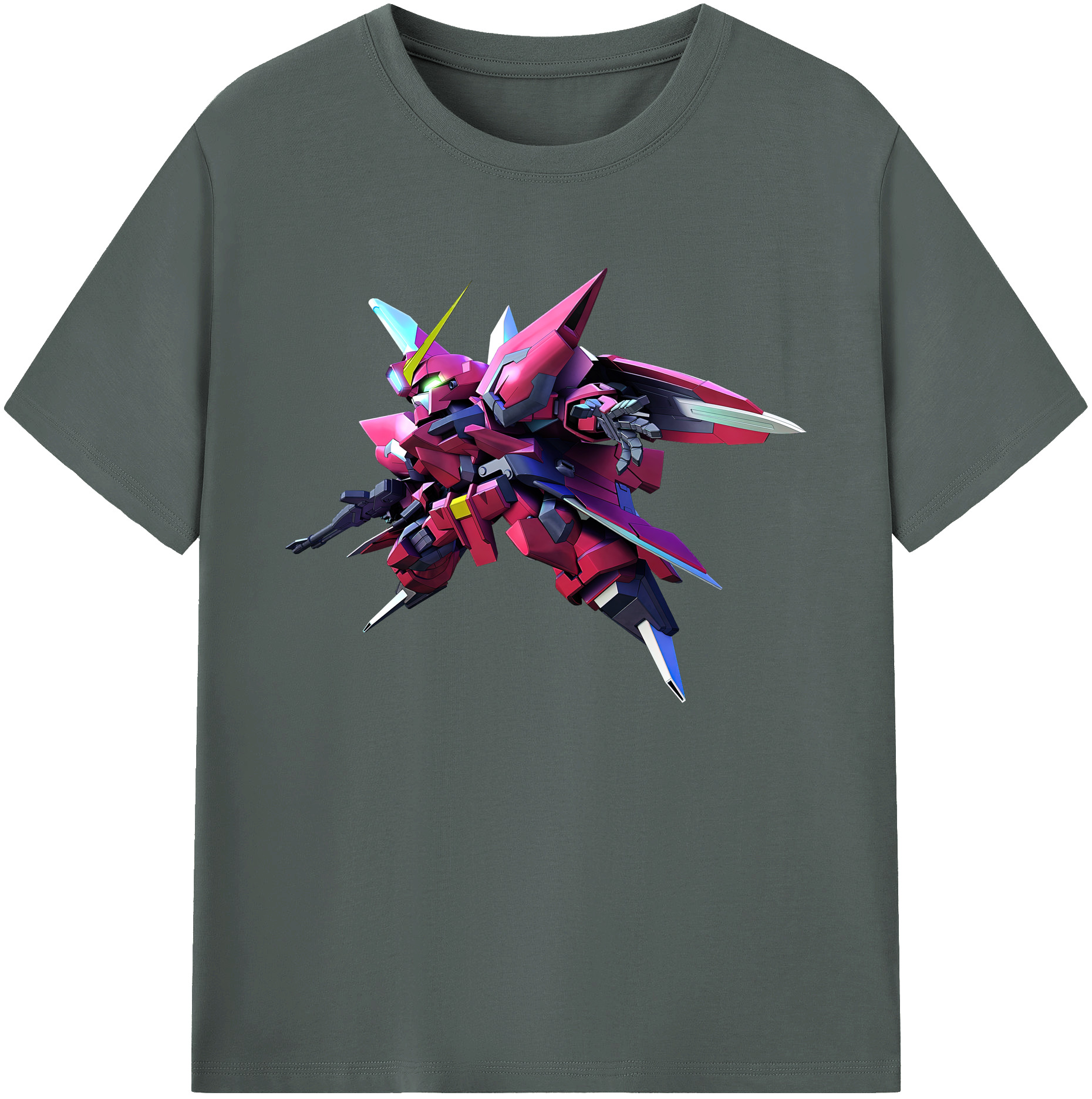 （画像用） 機動戦士ガンダム Mobile Suit Gundam 綿100％ メンズ半袖Tシャツ｜肌触りやわらか＆通気性